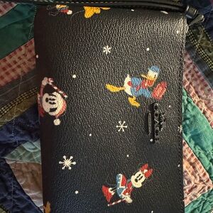 Coach Disney Black wristlet Bag collectable rare
